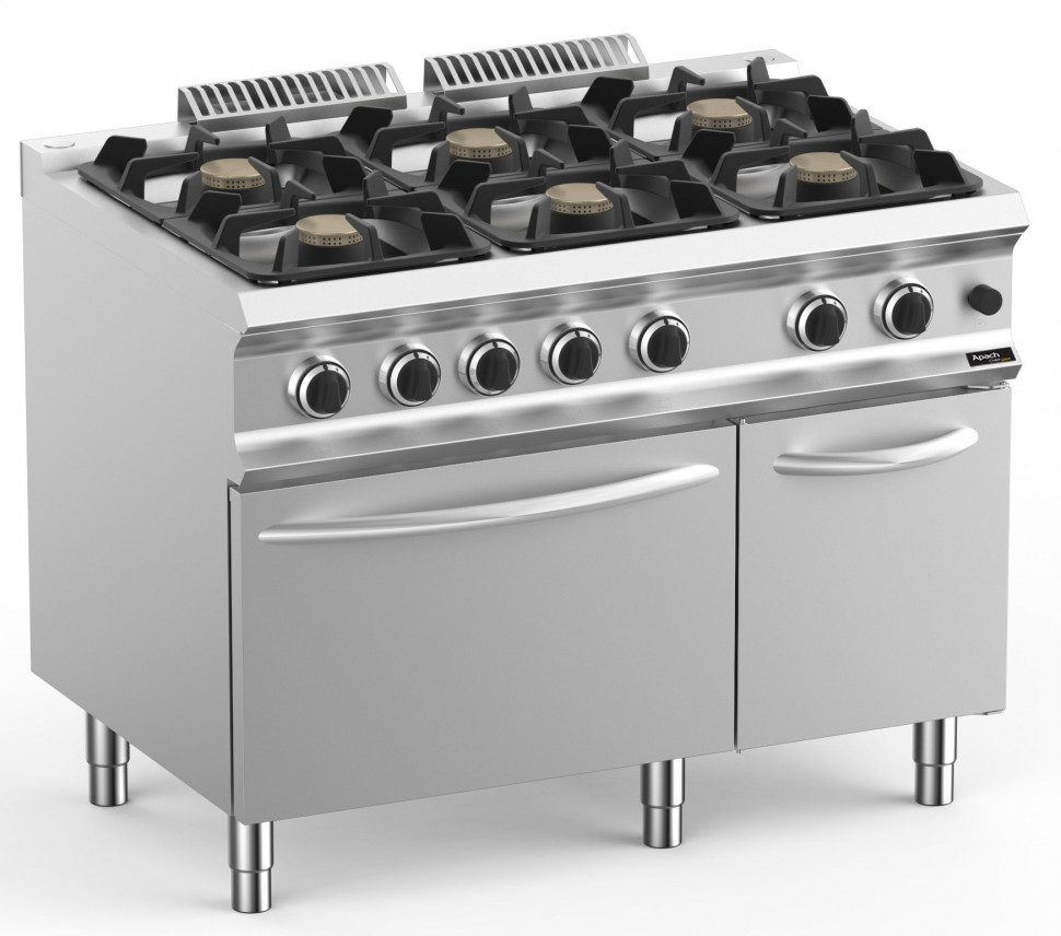 ПЛИТА ГАЗОВАЯ 6 КОНФОРОЧН. 700 СЕРИИ APACH CHEF LINE GLRRG117FGP XL