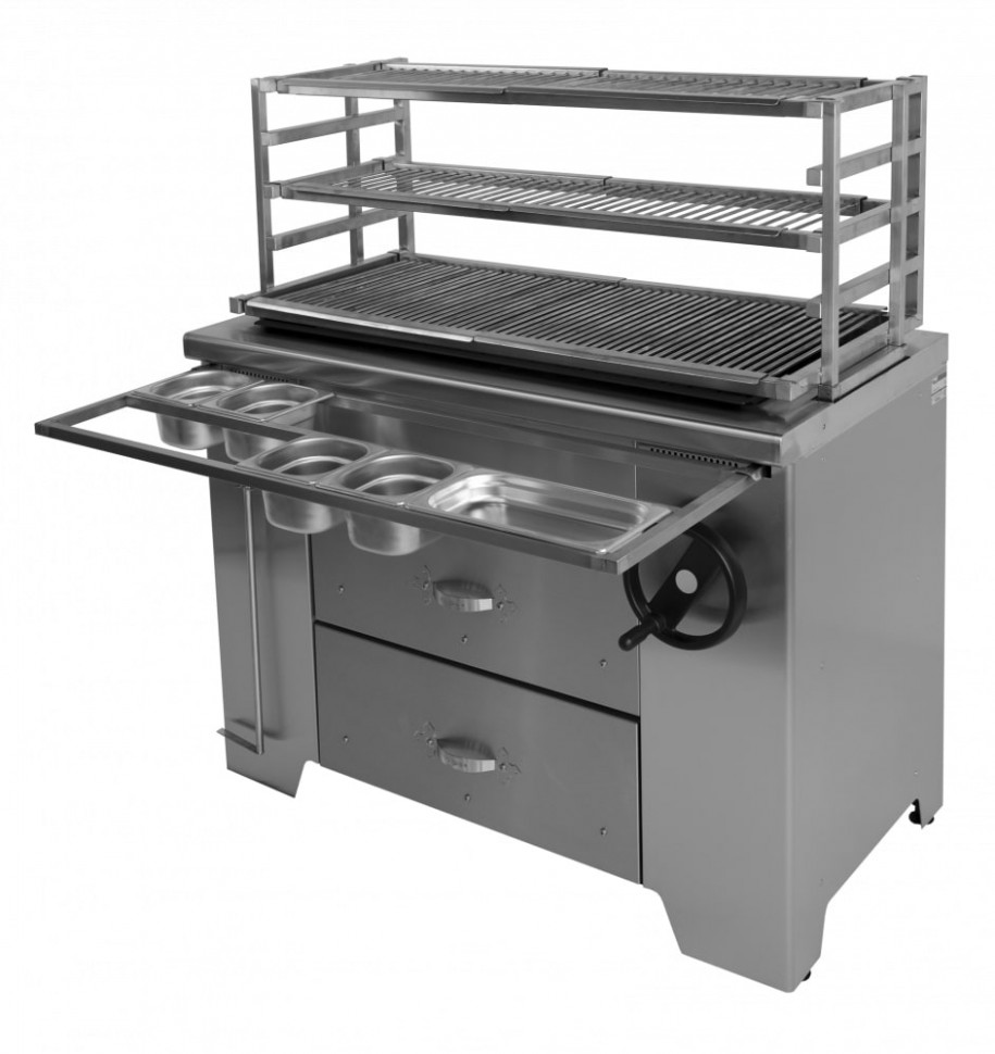 МАНГАЛ УГОЛЬНЫЙ МНОГОФУНКЦИОНАЛЬНЫЙ  GRILL MASTER УММ/2 (ROBATA L1200) 11314