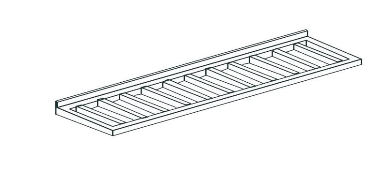 ПОЛКА НАСТЕННАЯ APACH CHEF LINE LSWD11040