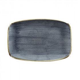 Блюдо прямоугольное CHEFS 30х19,9см, без борта, Stonecast, цвет Blueberry SBBSOBL41