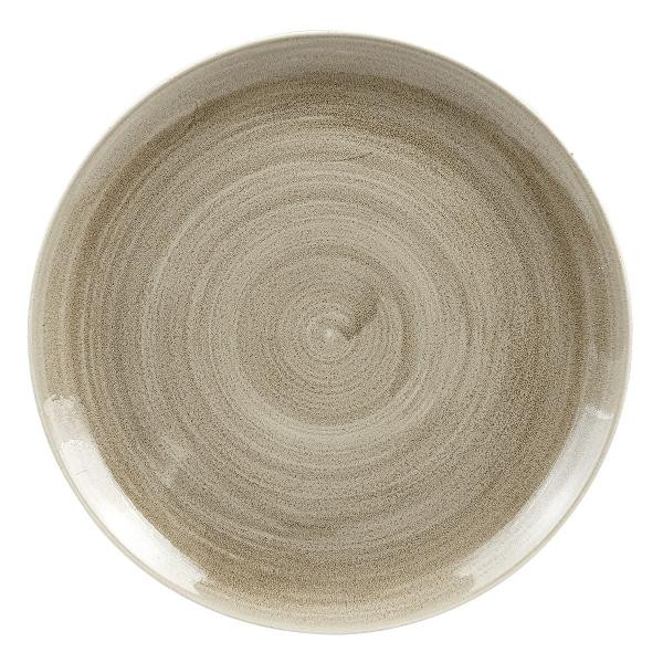 Тарелка мелкая 28,8см, без борта, Stonecast Patina, цвет Antique Taupe PAATEV111