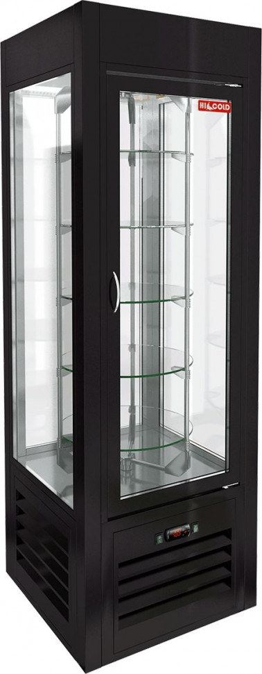 ВИТРИНА КОНДИТ/ВЕРТИКАЛЬНАЯ HICOLD VRC 350 R Sh BLACK