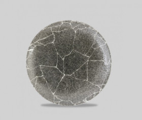 Тарелка мелкая 21,7см, без борта, цвет Kintsugi Reverse, KRBKEVP81