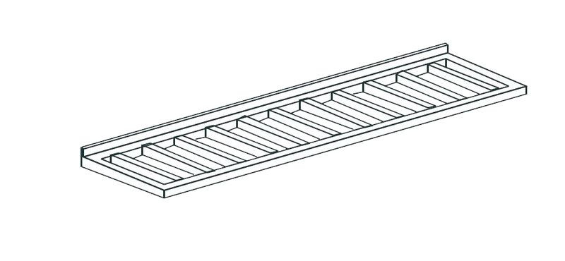 ПОЛКА НАСТЕННАЯ APACH CHEF LINE LSWD18040