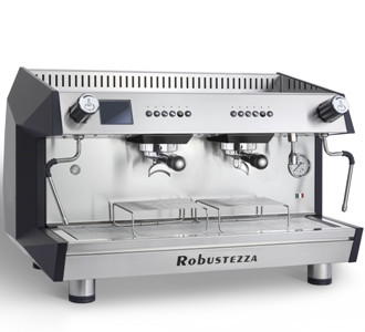 КОФЕМАШИНА АВТОМАТ ROBUSTEZZA BZA2E ЧЕРНАЯ/СТАЛЬ ДИСПЛЕЙ+ВЫСОК ГРУП+ЭКОНОМАЙЗ+ПОДСВЕТ МУЛЬТИФАЗНАЯ