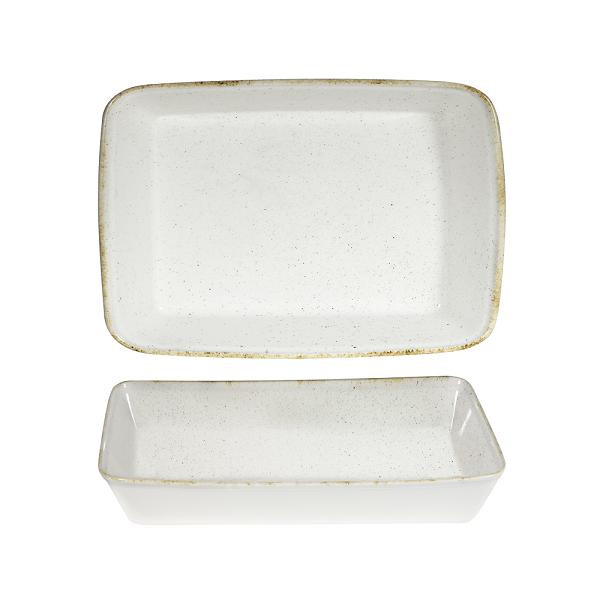 Форма для запекания 38х25см h6,2см 3,5л, Stonecast Hints, цвет Barley White SHWHRLBD1