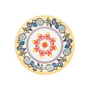Тарелка мелкая FLOREAL LA POLLERA 20см Oxford 75297, J069-6810