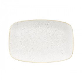 Блюдо прямоугольное CHEFS 30х19,9см, без борта, Stonecast, цвет Barley White SWHSOBL41