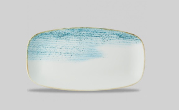 Блюдо прямоугольное CHEFS 29,8х15,3см, цвет Aquamarine, Studio Prints Homespun Accents HAAMXO111