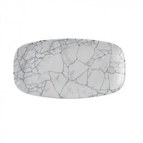 Блюдо прямоугольное CHEFS 35,5х18,9см, без борта, цвет Kintsugi Pearl Grey, Studio Prints KTPGXO141