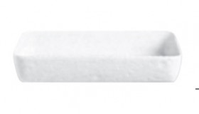 Блюдо для запекания См 22x16x6 Фарфоровое Белое  44374-22
