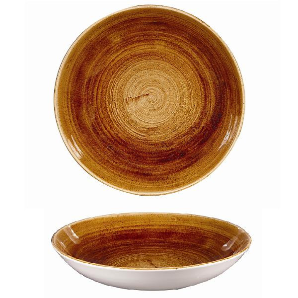 Тарелка глубокая 24,8см 1,13л, без борта, Stonecast Patina, цвет Vintage Copper PAVCEVB91