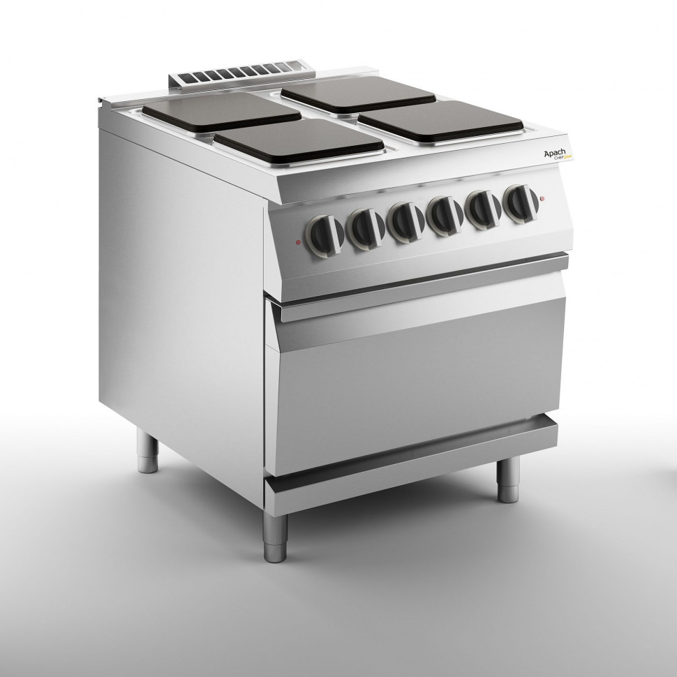 ПЛИТА ЭЛЕКТРИЧЕСКАЯ 4 КОНФОРОЧН. 700 СЕРИИ APACH CHEF LINE SLRE87FE