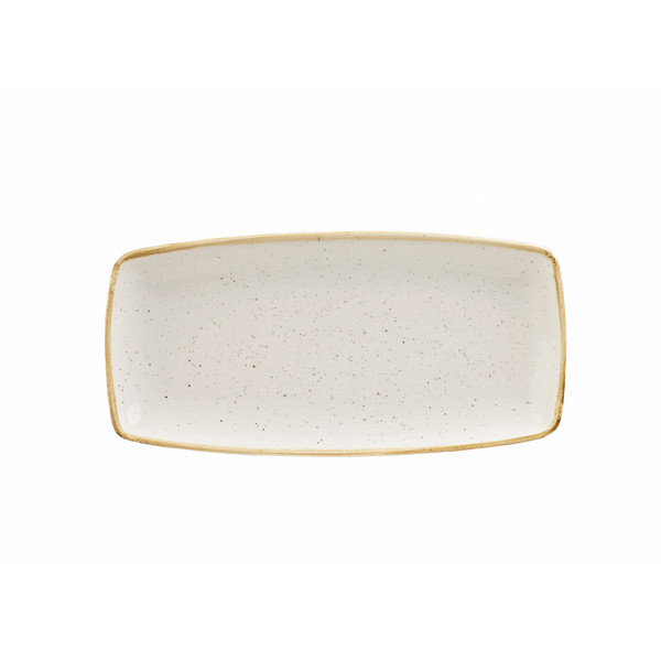 Блюдо сервировочное 29,5х15см, без борта, Stonecast, цвет Barley White SWHSOP111