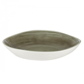 Салатник "Волна" 1,10л d25,3см, без борта, Stonecast Patina, цвет Burnished Green PABGOGB11