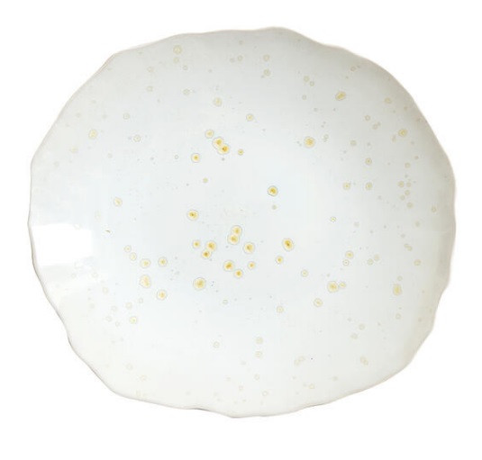 Тарелка мелкая 29,5х26,5см, керамика, цвет NACRE, Plume 963036