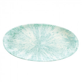 Блюдо овальное CHEFS 34,7х17,3см, без борта, цвет Stone Aquamarine, Studio Prints STAMOV351