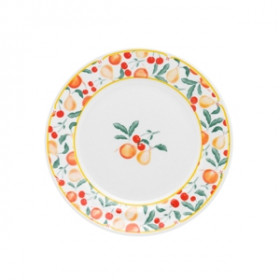Тарелка мелкая FLAMINGO FRUITS 22см Oxford 90521, SC02-9410
