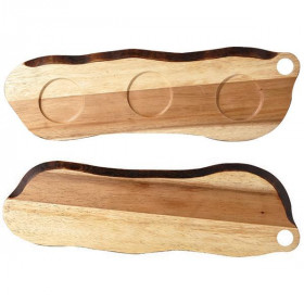 Блюдо деревянное 45,5х14,5см, двухстороннее, Buffet Wood ZCAWOB11