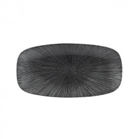 Блюдо прямоугольное CHEFS 29,8х15,3см, без борта, цвет Agano Black, Studio Prints AGBLXO111