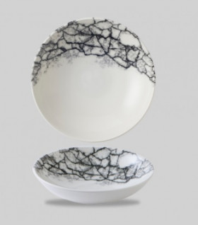 Салатник 1,14л d24,8см, без борта, цвет Kintsugi Quartz Black KAQBEVB91