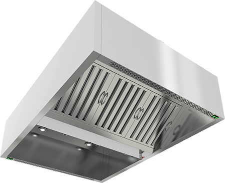 ЗОНТ ВЫТЯЖ.ОСТРОВНОЙ ЗКВОО-08,516 КОРОБЧАТЫЙ