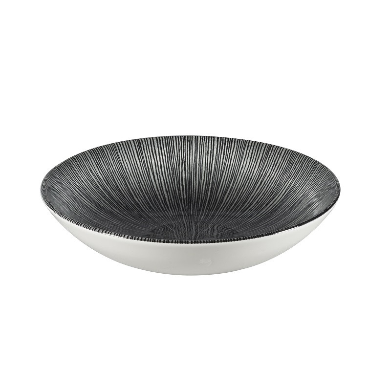Салатник 0,42л d18,2см, без борта, цвет Agano Black, Studio Prints AGBLEVB71
