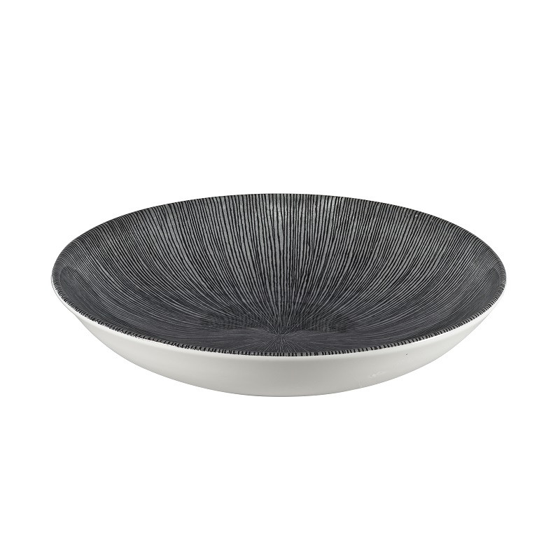 Салатник 1,14л d24,8см, без борта, цвет Agano Black, Studio Prints AGBLEVB91