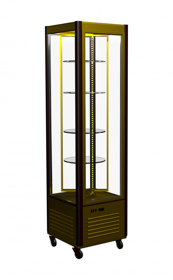 ВИТРИНА КОНДИТЕРСКАЯ D4 VM 400-1 (R400C CARBOMA ЛЮКС КОРИЧНЕВО-ЗОЛОТОЙ, 0109-0102)