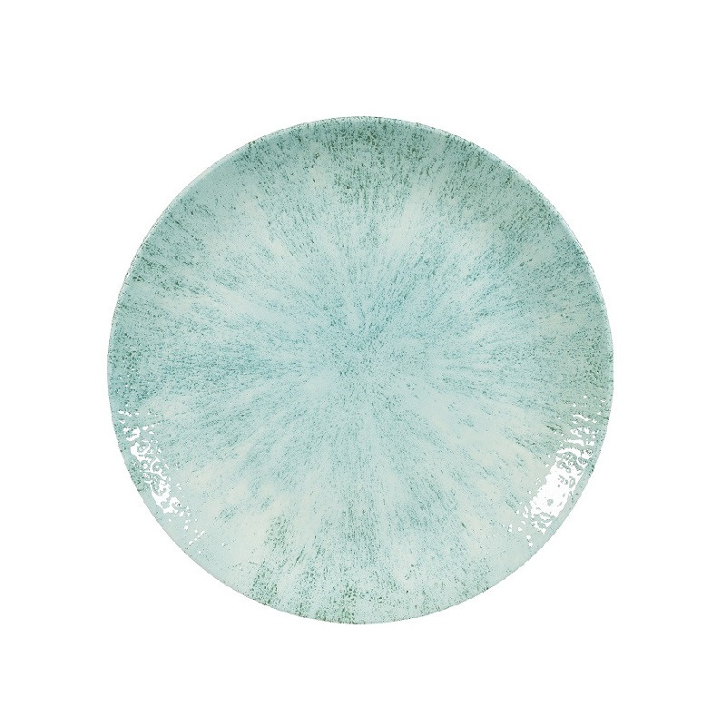 Тарелка мелкая 21,7см, без борта, цвет Stone Aquamarine, Studio Prints STAMEVP81
