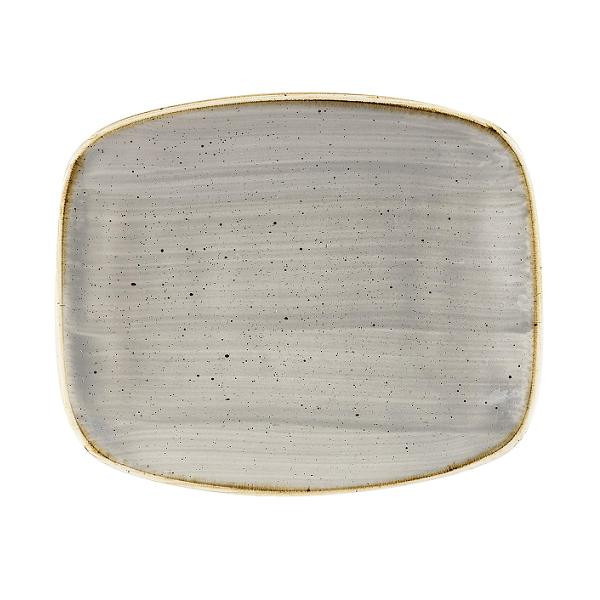 Блюдо прямоугольное CHEFS 23,7х15,7см, без борта, Stonecast, цвет Peppercorn Grey SPGSOBL21