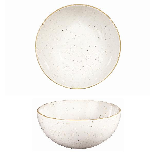 Миска для лапши 1,08л d18,3см, без борта, Stonecast, цвет Barley White SWHSNDBL1