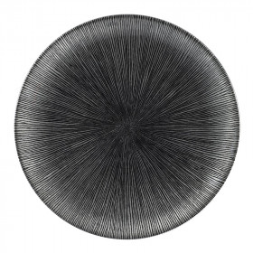 Тарелка мелкая 28,8см, без борта, цвет Agano Black, Studio Prints AGBLEV111