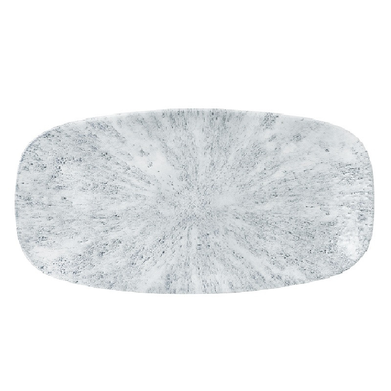 Блюдо прямоугольное CHEFS 35,5х18,9см, без борта, цвет Stone Pearl Grey, Studio Prints STGPXO141