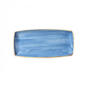 Блюдо сервировочное 29,5х15см, без борта, Stonecast, цвет Cornflower Blue SCFSOP111