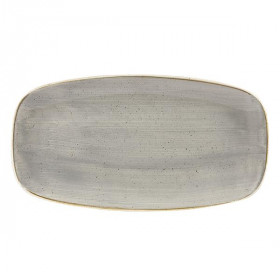 Блюдо прямоугольное CHEFS 29,8х15,3см, без борта, Stonecast, цвет Peppercorn Grey SPGSXO111