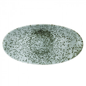 Блюдо овальное CHEFS 34,7х17,3см, без борта, цвет Mineral Green, Studio Prints MNGROV351