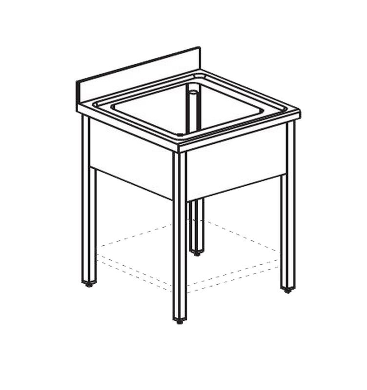 ВАННА МОЕЧНАЯ APACH CHEF LINE LS107-65SH