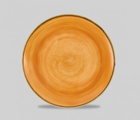 Тарелка мелкая 21,7см, без борта, Stonecast, цвет Tangerine STGSEVP81