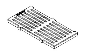 РЕШЕТКА КОЛОСНИКОВАЯ Д/ПЕЧЕЙ JOSPER 10,4X46СМ 250165