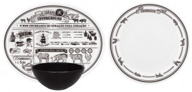 Набор посуды 6 предметов для барбекю BAZAR CHURRASCO SET TAPIOCA Oxford 041815, AH41-6786