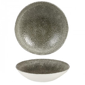 Салатник 0,42л d18,2см, без борта, цвет Raku Quartz Black, Studio Prints RKBQEVB71