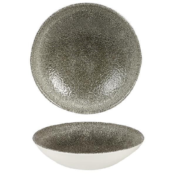 Салатник 0,42л d18,2см, без борта, цвет Raku Quartz Black, Studio Prints RKBQEVB71