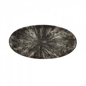 Блюдо овальное CHEFS 34,7х17,3см, без борта, цвет Stone Quartz Black, Studio Prints STQBOV351