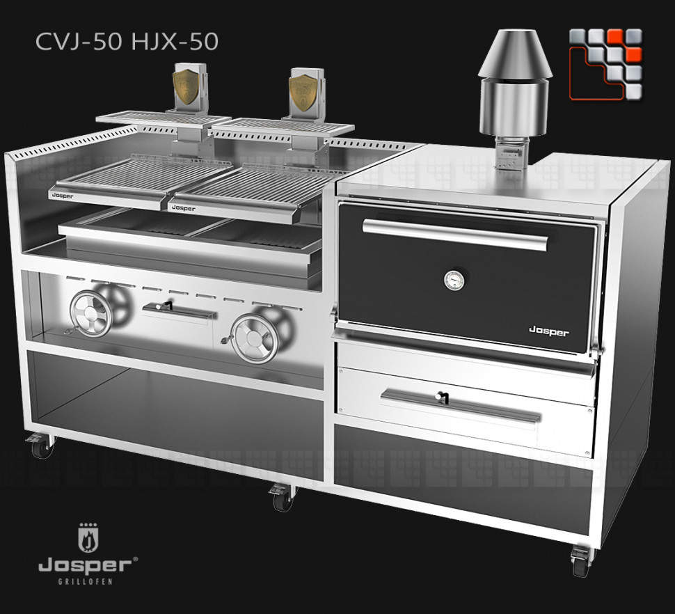 ГРИЛЬ КОМБО JOSPER CVJ-050-2-1-PRO-M