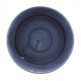 Тарелка мелкая 26см, без борта, Stonecast Patina, цвет Cobalt Blue PABLEV101