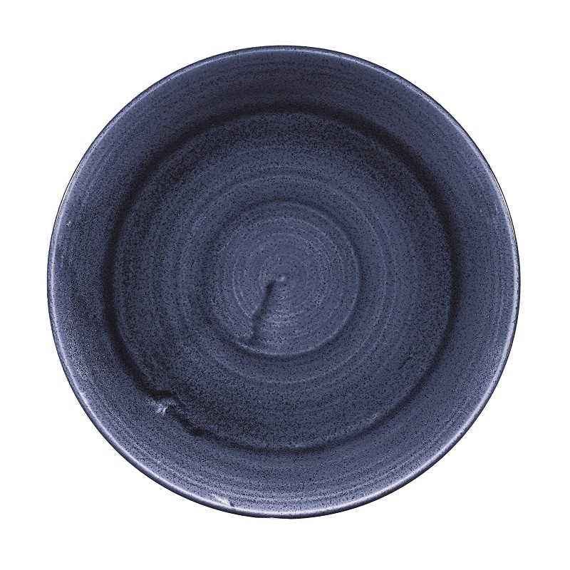 Тарелка мелкая 26см, без борта, Stonecast Patina, цвет Cobalt Blue PABLEV101