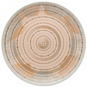 Тарелка мелкая UNNI ACETINADO ANCESTRAL 26см Oxford 103768, AY02-5624