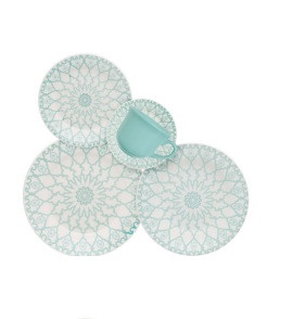 Тарелка мелкая MANDALA 24см Oxford 091079, AE02-5258