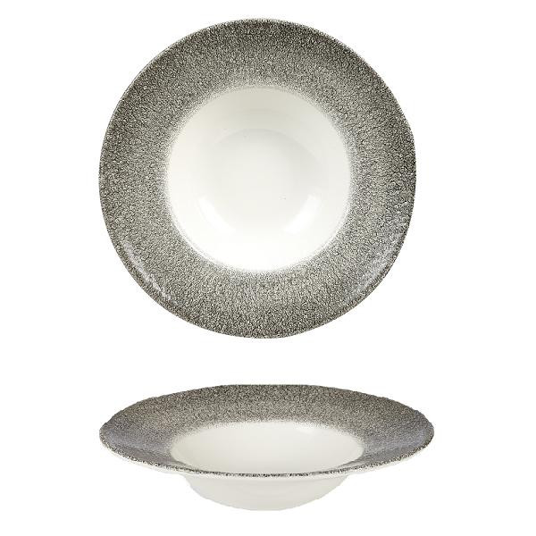 Тарелка глубокая 24см 0,284л, цвет Raku Quartz Black, Studio Prints RKBQVWBM1